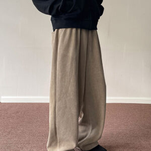 Corduroy Wide Leg Pants Unisex | Relaxed Fit Straight Long Trousers | Vintage Casual Pants S–XL