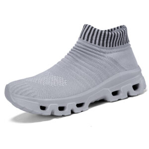 Men’s Sock-Style Chunky Sneakers | Slip-On High-Top Casual Shoes | Cushioned Sport Shoes Size 39–45
