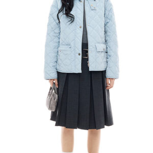 Women’s Quilted Jacket | Diamond Stitch Design | Short Length | Warm & Lightweight | Casual Everyday Outerwear