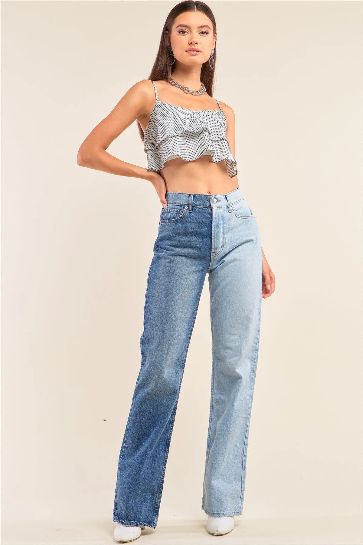 at34641-white-navy-5-white-and-navy-sleeveless-polka-square-layered-smock-back-cropped-top-3-2-tasha-apparel-wholesale-3