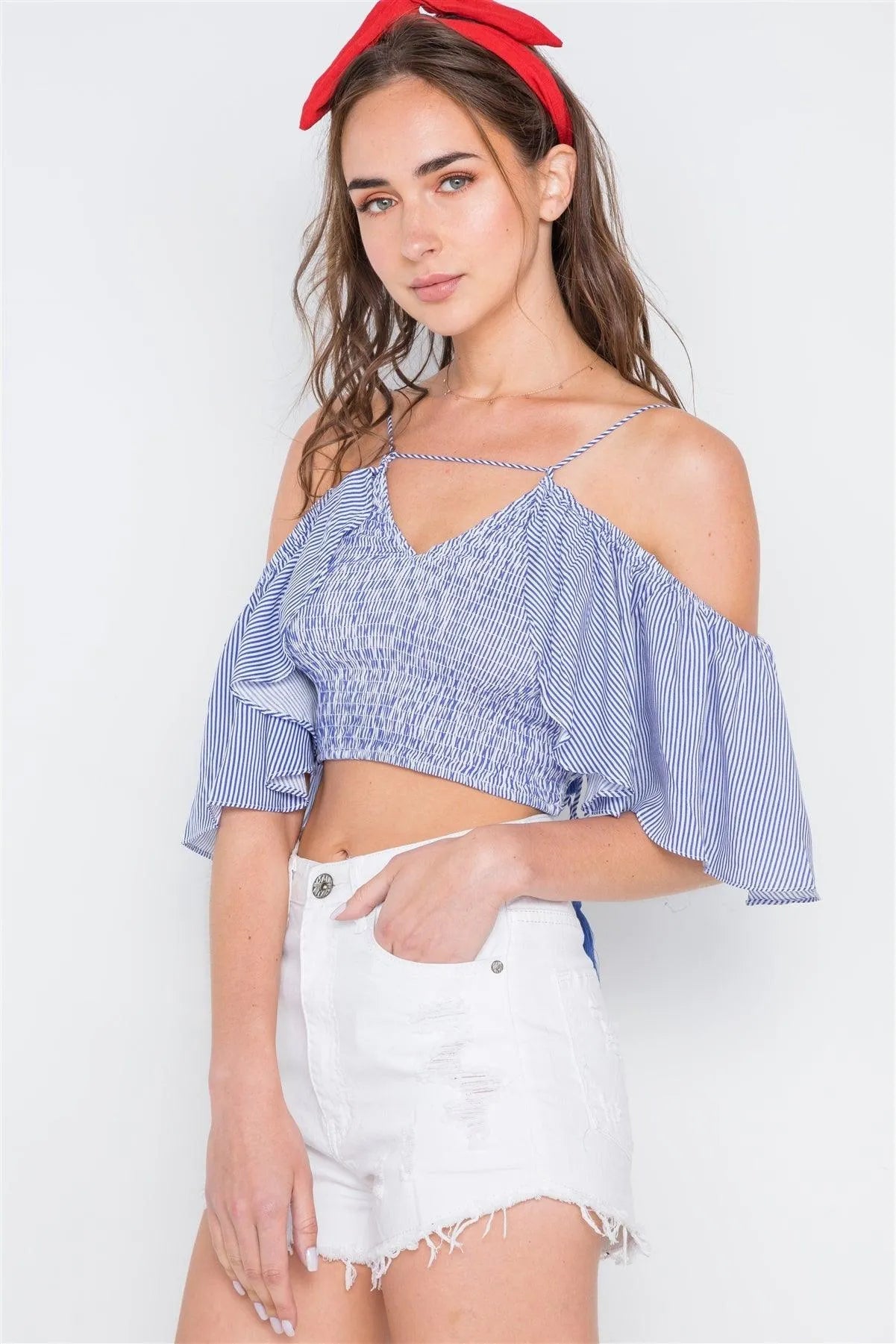 s12656-blue-7-blue-stripe-smocked-off-the-shoulder-crop-top-4-2-1-tasha-apparel-wholesale-3-34991620817190