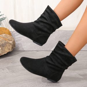 Women’s Casual Ankle Boots | Comfortable Flat Short Boots | Soft Upper | Everyday Wear